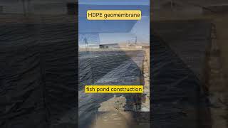 Best pond liner materialsHDPE geomembrane geomembrane geotextile construction landfill [upl. by Llenad]