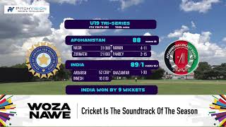 Live Cricket  U19 TriSeries  India vs Afghanistan  Match 4 [upl. by Malas353]