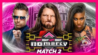 AJ STYLES vs THE MIZ vs EMBER MOON LRLR Title No Mercy Tournament  Match 2 [upl. by Nolrah]