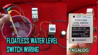 8 Pin Floatless Level Switch Wiring Tutorial  Water Pump Control  Local Electrician [upl. by Eerdua]