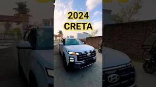 new creta white colour complete detail creta facelift 2024 [upl. by Nyvets]