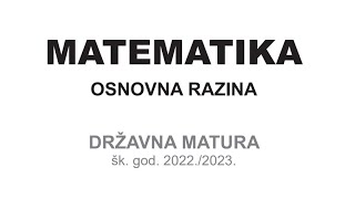 Matura B razina 2023 [upl. by Ysset]