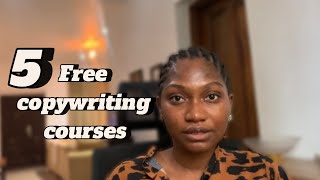 5 FREE copywriting courses for beginners [upl. by Amorette]