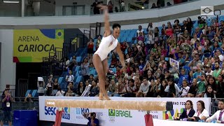 Rebeca Andrade 🇧🇷  13767 Beam  Trave  Brazilian Trophy 2024 [upl. by Enileuqcaj583]