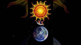 Sol 🆚 Tierra ☀️🌍 sol shortsviral viralvideos earth [upl. by Zeni295]