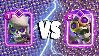 EVOLVED SKELETONS Vs EVOLVED BOMBER  Clash Royale Challenge [upl. by Senalda]