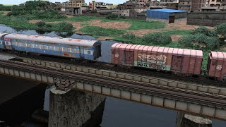 DUSTY ICF COACHES COUPLED BY DUSTY FRIEGHT BCNHL  INDIAN TRAIN SIMULATOR 2024 [upl. by Aihselat854]