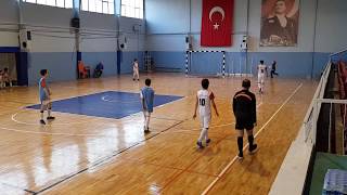 SEVİYE BATIKENT KOLEJİ ORTAOKULU  ÖZEL MAYA ORTAOKULU FUTSAL MAÇI 1YARI [upl. by Ellenaej]