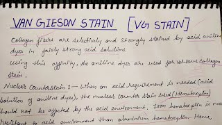 VAN GIESONVG STAIN [upl. by Sinnylg193]