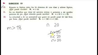 Ejercicio 19 Aritmética de Baldor Numerales 10 al 12 [upl. by Esiralc]