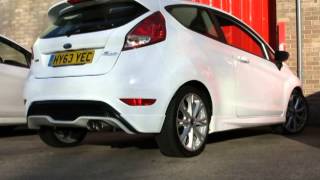 FORD FIESTA ECOBOOST MK7 FREE REVING WITH MILLTEK NON RESONATED AND SPORTS CATALYST [upl. by Odnomar]