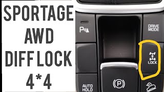 Sportage AWD 44 Diff Lock Work Review [upl. by Pompei]