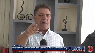 PREFEITO SÃ‰RGIO ONOFRE FALA SOBRE O FERIADO MUNICIPAL EM ARAPONGAS [upl. by Alfredo144]