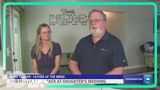 Tampa Bay family thankful father is recovering after heart attack at daughters wedding [upl. by Erfert784]