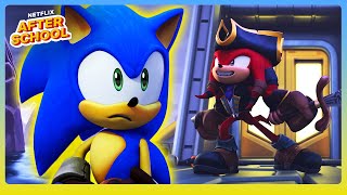 Sonics Pirate Sea Showdown 🏴‍☠️ Sonic Prime  Netflix After School [upl. by Leuneb]