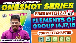 Class12th 7 P  Block One Shot Day 7  PYQs  By Abhishek Sir Chemistry asc HSC 2024 [upl. by Llenrrad]