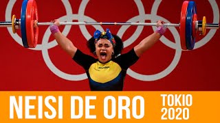 NEISI DAJOMES  ORO EN TOKIO  PRIMERA ECUATORIANA EN LOGRARLO [upl. by Lemmy]