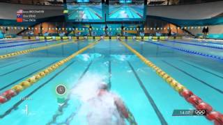 London 2012  50m Freestyle World Record  PC GameHD [upl. by Ahsilek]