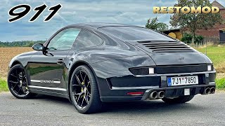 RESTOMOD Porsche 997 Carrera 4S   REVIEW on AUTOBAHN [upl. by Aissak385]