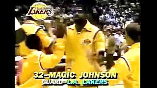 Magic Johnson 85’  26pts 17ast NBA Finals Gm 5 vs Celtics [upl. by Novek]