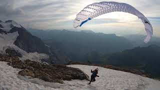 Eiger Nollengletscher Hike and Fly mit Dudek RunampFly [upl. by Aia]