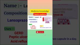 Lanzol 30acidityacidgas gastricgastricproblemacidreflux shortshortsshortvideoshortsvideo [upl. by Mailliwnhoj]