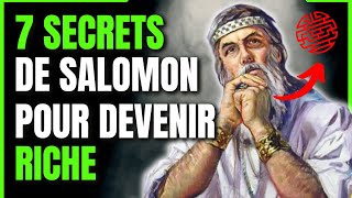 Richesse Révélée  Les 7 Secrets de Salomon pour Prospérer [upl. by Konstantine]