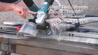 How to Make a Mitered Edge in Stone [upl. by Lasser656]