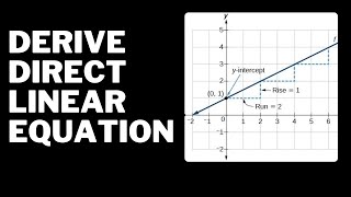 1a How to Derive Direct Linear Equation for Instrumentation [upl. by Anowahs682]