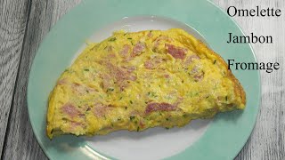 Omelette au jambon et fromage 122  Ham and cheese omelet😋🍛 [upl. by Ocirled]