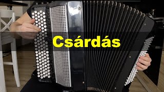 Csárdás  Vittorio Monti  Button Accordion Cover [upl. by Emmet]