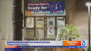 Inappropriate photos allegedly created shared at Fairfax High School [upl. by Kaya256]