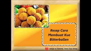 Resep Cara Membuat Kue Bitterballen [upl. by Aketahs736]