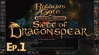 Baldurs Gate Siege of Dragonspear Ep 1  Reunions  Lets Play Gameplay Walkthrough [upl. by Possing]