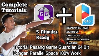 Tutorial Cara Pasang Game Guardian 64 Bit No Root Dengan Parallel Space Terbaru 2023 100 Work [upl. by Naves]