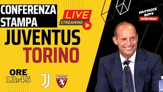 DIRETTA VIDEO CONFERENZA STAMPA ALLEGRI PRE JUVENTUS TORINO [upl. by Leahpar]