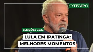 Lula em Ipatinga campanha para aliados e promessas para MG [upl. by Augustus]