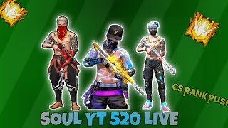 Soul Yt 520 is live With New Cs Rank season 💀☠ shouts freefire soulyt520 [upl. by Vine]