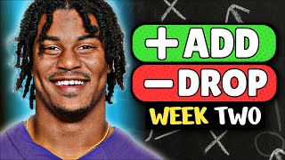 Fantasy Football Week 2 Waiver Wire  9 Players To Consider [upl. by Manard]