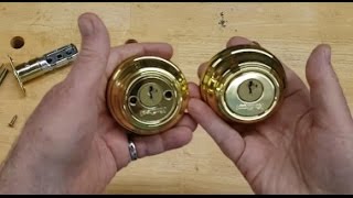 Replace a Broken Deadbolt Lock and Keep Using the Original Key [upl. by Aisereht]