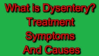 What is Dysentery Treatment Symptoms And Causes [upl. by Nazario]