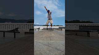 360 powerslide no calombo do skatepark [upl. by Aivlis402]