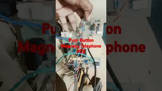 Push Button Magneto Telephone PCB shortvideo [upl. by Leirad620]