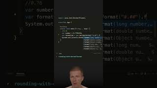 Rounding a Double With a Formatter DecimalFormat java shorts [upl. by Arvind]
