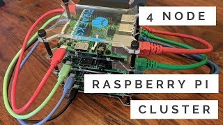 Building a 4node Raspberry Pi Cluster [upl. by Otrevire]