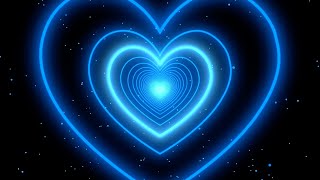 Background Loop💙Blue Heart Background  Background For Valentines Day  Heart Moving Background [upl. by Hartzke583]