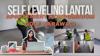 Self Leveling Lantai Di Apartement  Apa Bisa [upl. by Lumpkin]