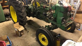 JOHN DEERE 2130 RESTORATION BACK UNDERWAY [upl. by Carvey]