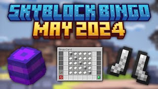 How I completed SkyBlocks May Bingo Event  Hypixel SkyBlock [upl. by Lefty]