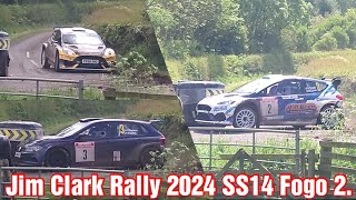 Jim Clark Rally 2024 SS14 Fogo 2 [upl. by Yenettirb]